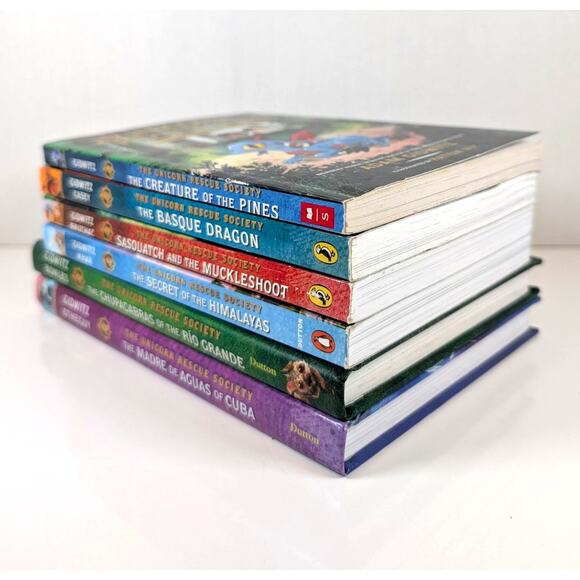 Complete Set THE UNICORN RESCUE SOCIETY Books Series by Adam Gidwitz vol.1-6 - Picture 3 of 4